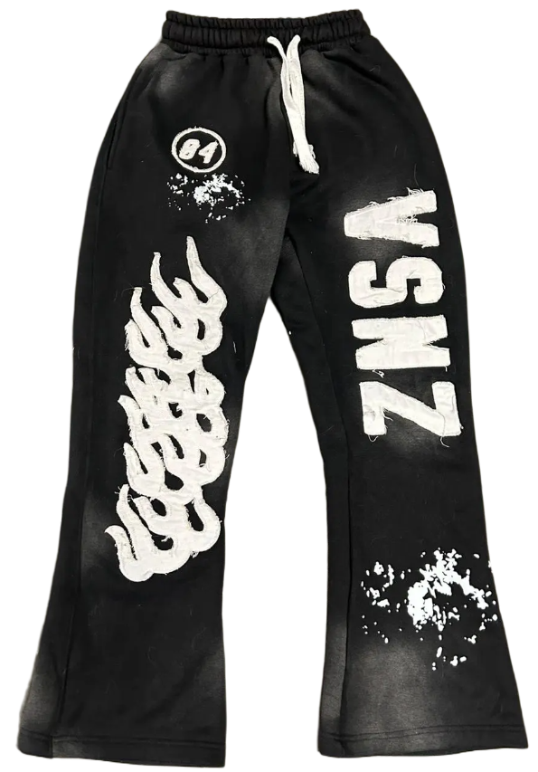 Mens VSNZ Sweatpants - Black