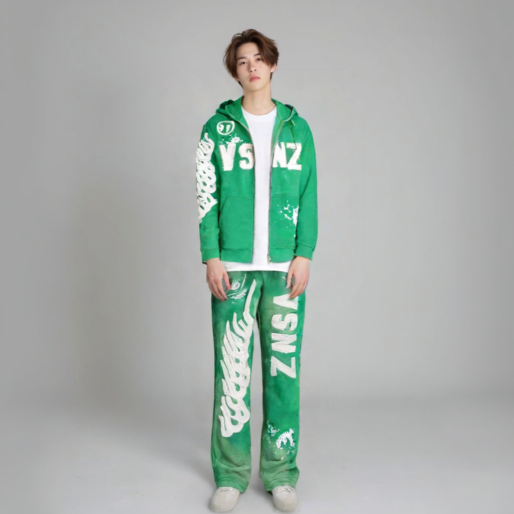 Mens VSNZ Sweatpants - Green